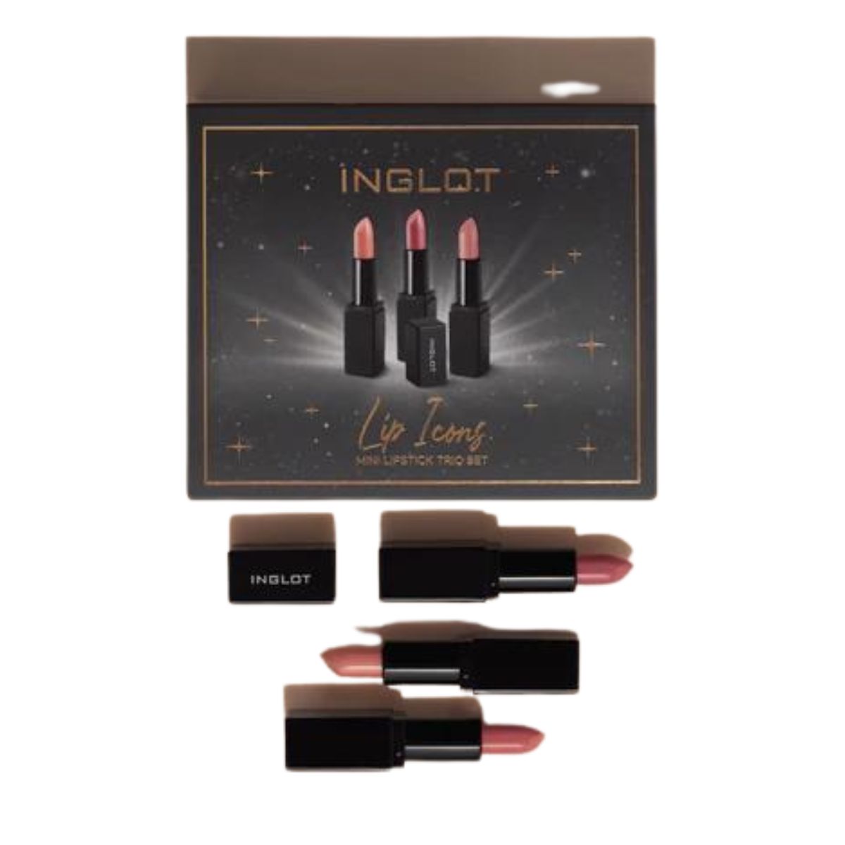 Inglot Lip Icons Mini Lipstick Trio Gift Set
