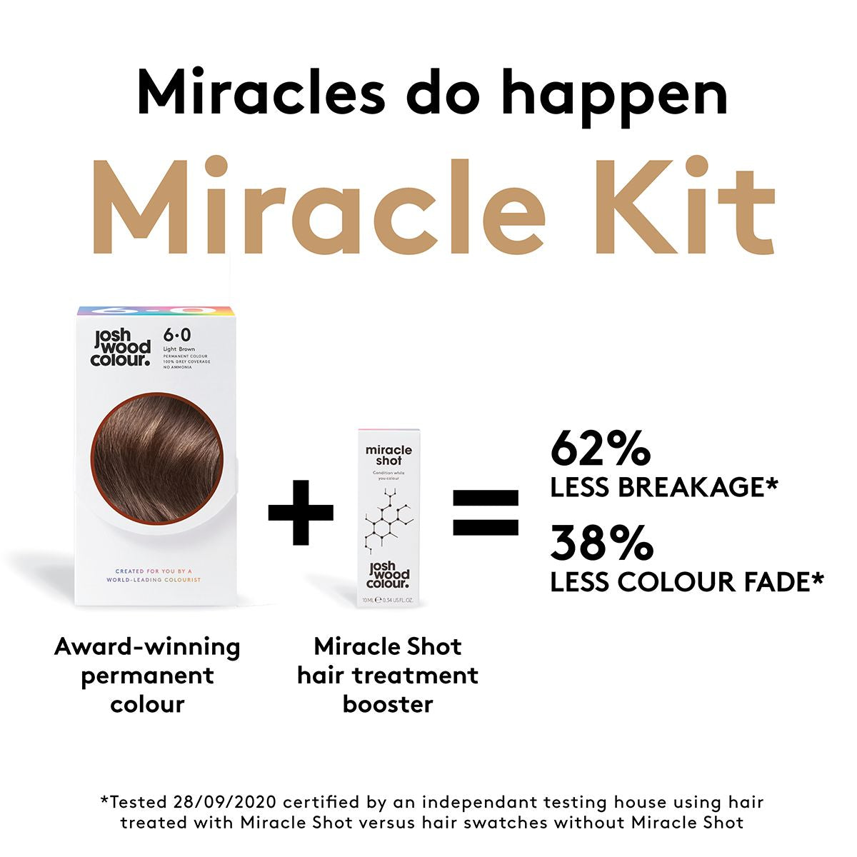 Josh Wood Colour Miracle System Permanent Colour Kit Shade 5.0 Dark Br