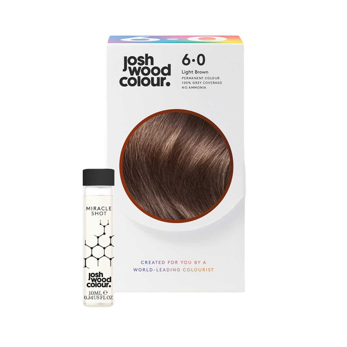 Josh Wood Colour Miracle System Permanent Colour Kit Shade 6.0 Light Brown