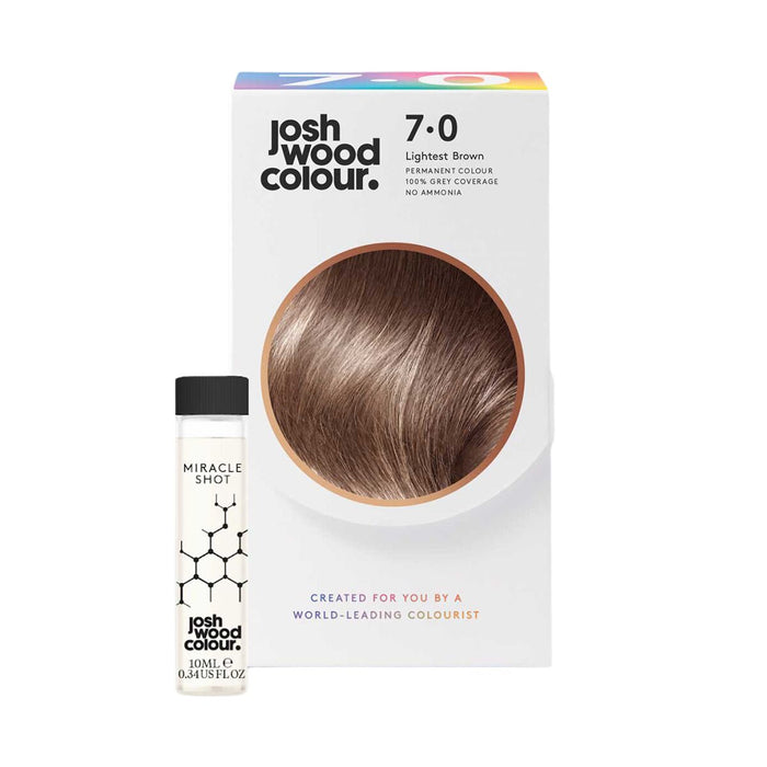 Josh Wood Colour Miracle System Permanent Colour Kit Shade 7.0 Lightest Brown