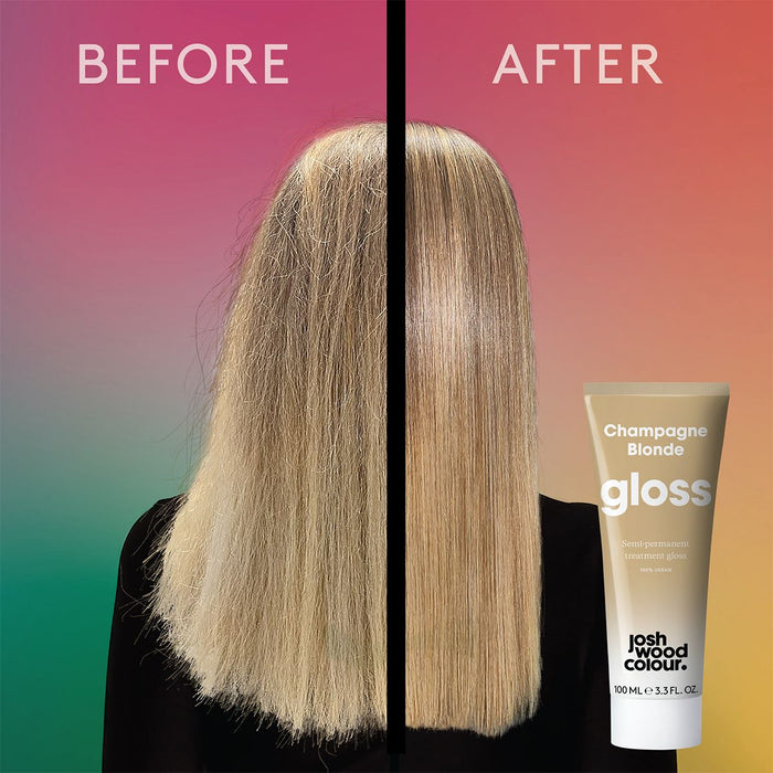 Josh Wood Colour Semi-Permanent Hair Gloss - Champagne Blonde