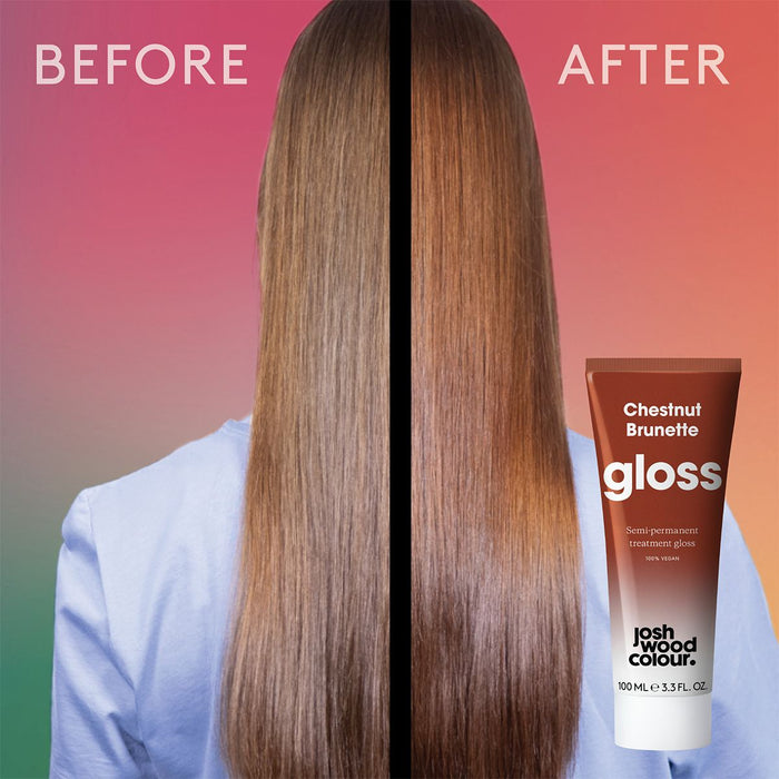 Josh Wood Colour Semi-Permanent Hair Gloss - Chestnut Brunette