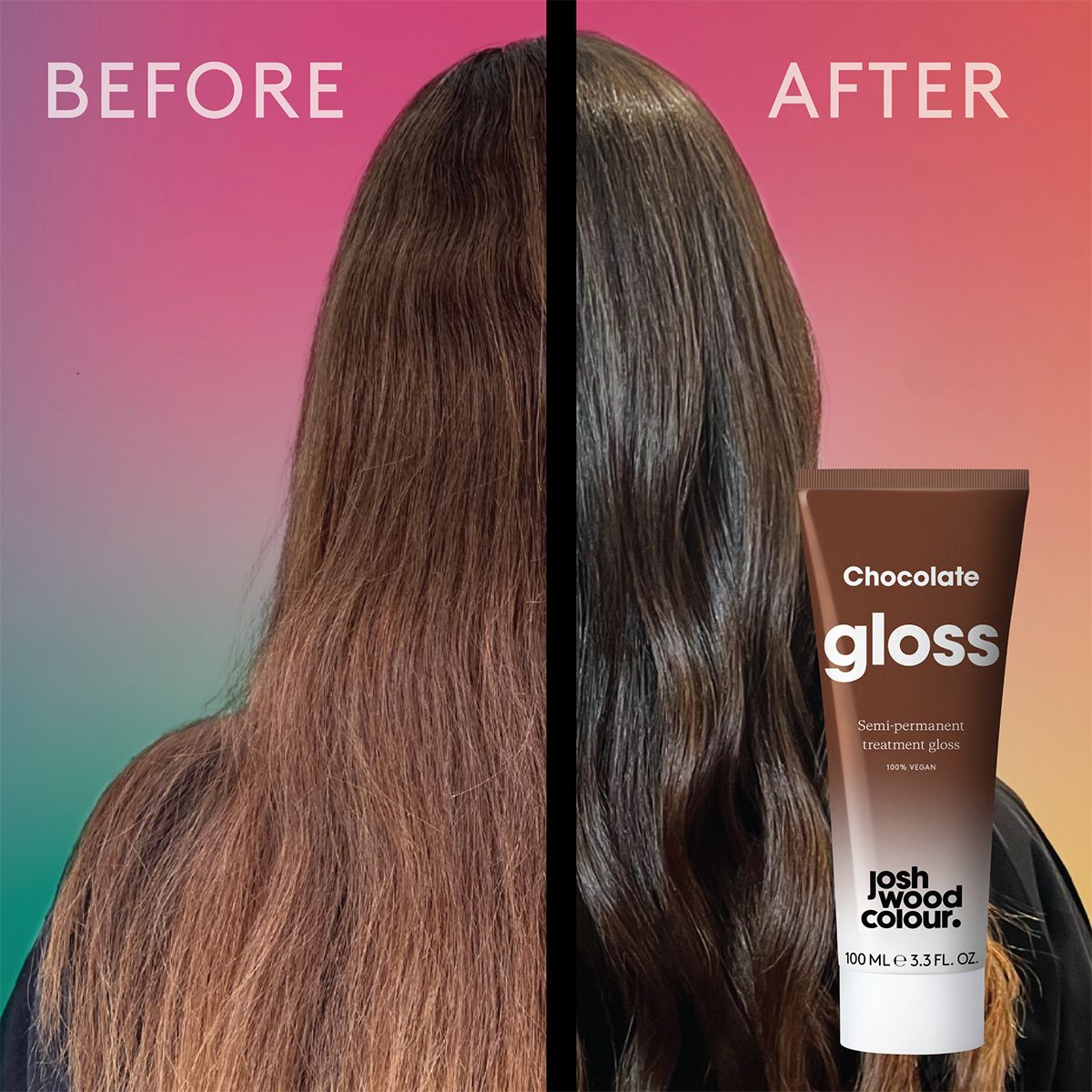 Josh Wood Colour Semi-Permanent Hair Gloss - Chocolate Gloss