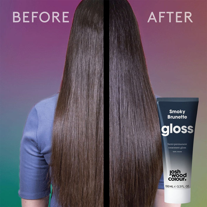 Josh Wood Colour Semi-Permanent Hair Gloss - Smoky Brunette