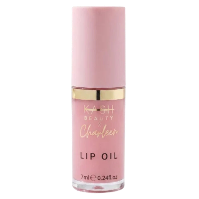 KASH Beauty X Charleen Lip Oil - Soft Kiss Baby Pink