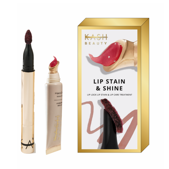 Kash Beauty Lip Stain & Shine Gift Set
