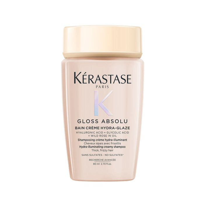 Kérastase Gloss Absolu Bain Crème Hydra-Glaze Shampoo For Thick Frizzy Hair 80ml