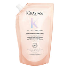 Kérastase Gloss Absolu Bain Crème Hydra-Glaze Shampoo For Thick Frizzy Hair 500ml Refill