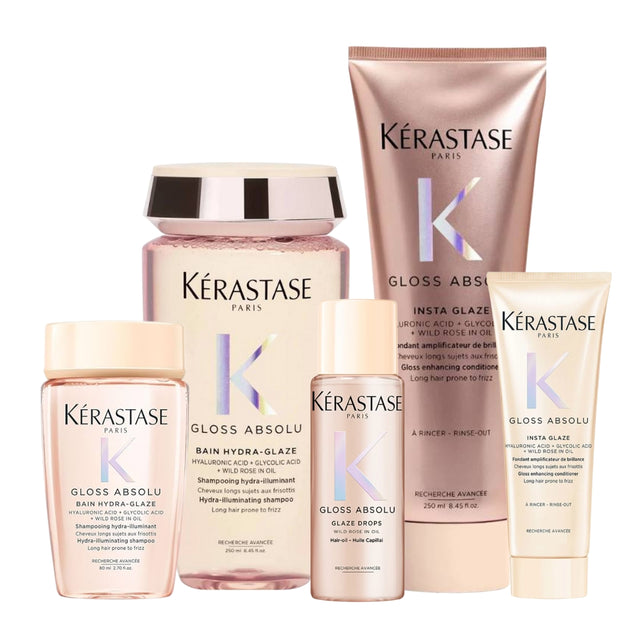 Kérastase Gloss Absolu Solution Duo with 3 x free Discovery Sizes