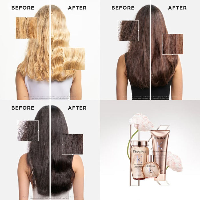 Kérastase Gloss Absolu Discovery Set - Hair Prone to Frizz