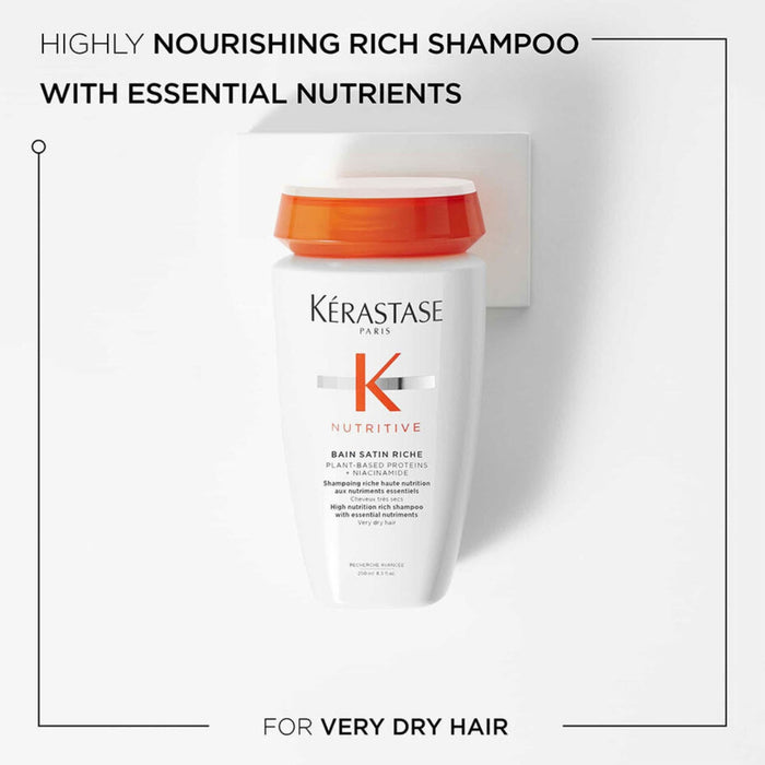 Kérastase Nutritive Bain Satin Riche Shampoo For Very Dry Hair