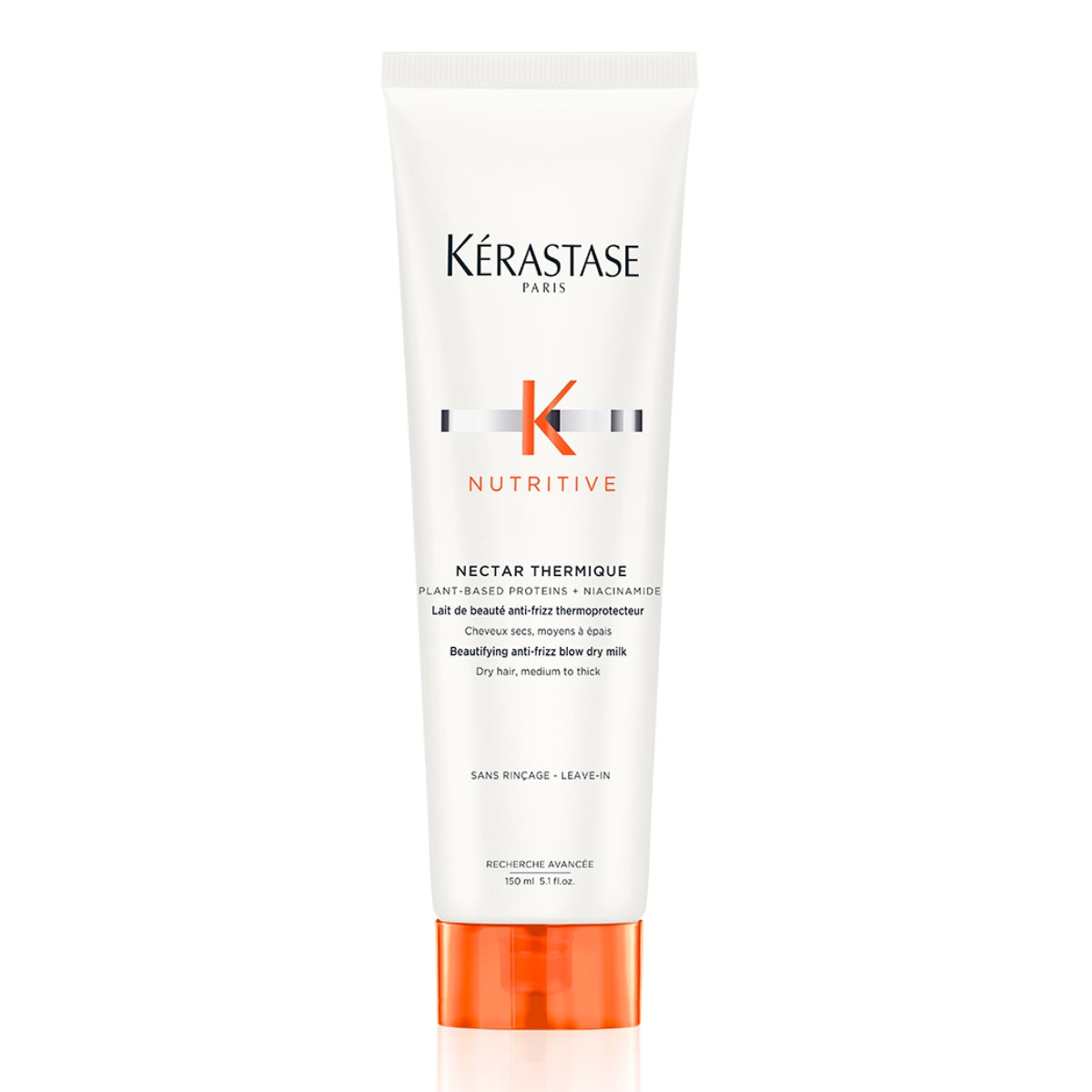 Kérastase Nutritive Nectar Thermique Beautifying Anti-Frizz Blow Dry Milk With Niacinamide For Dry Medium To Thick Hair