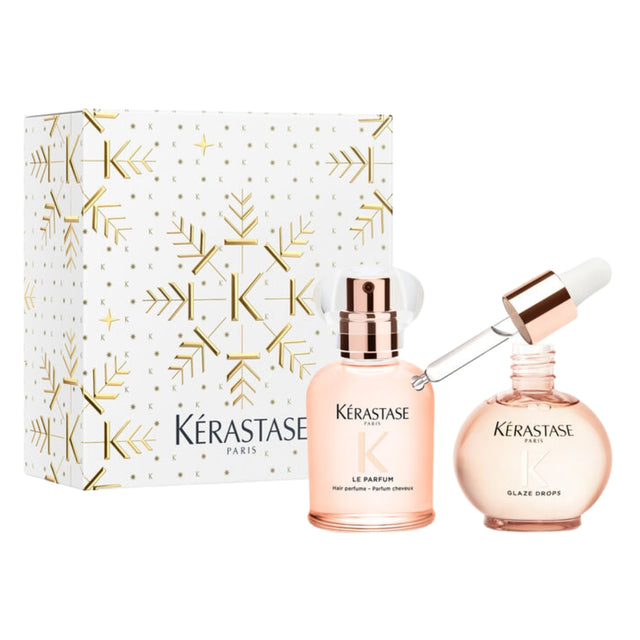 Kérastase Gloss Absolu Duo Holiday Gift Set with Hair Mist 30ml and Glaze Drops 45ml
