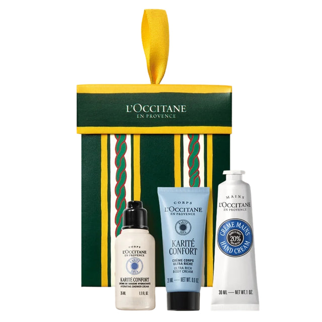 L’Occitane Shea (Karité) Ornament with Shower Cream, Body Cream and Hand Cream