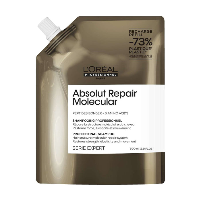 L'Oreal Professional Absolut Repair Molecular Shampoo Refill Pack 500ml