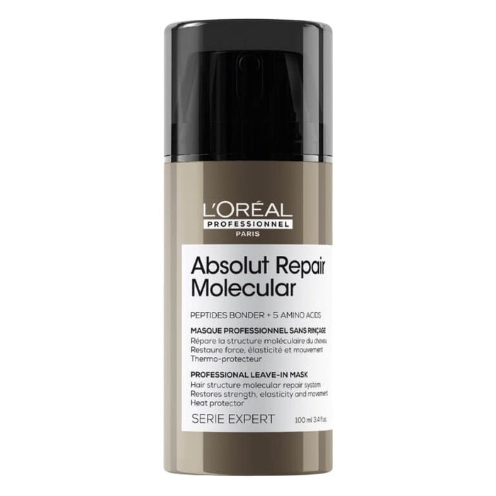 L'Oréal Professionnel Absolut Repair Molecular, Molecular Repairing Leave-in Mask for Damaged Hair