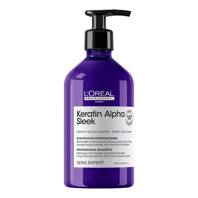 L'Oréal Professionnel Keratin Alpha Sleek Shampoo Anti Frizz & smoothing 500ml