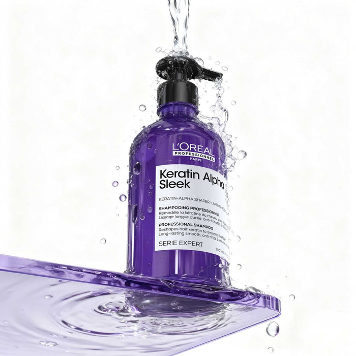 L'Oréal Professionnel Keratin Alpha Sleek Shampoo Anti Frizz & smoothing 500ml