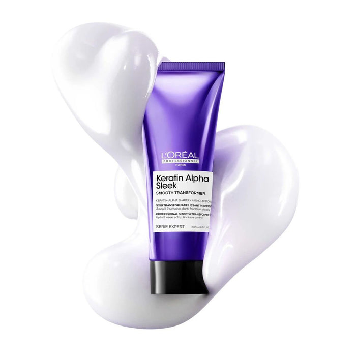 L'Oréal Professionnel Keratin Alpha Sleek Smooth Transformer 1x a week Treatment Anti Frizz & smoothing 200ml