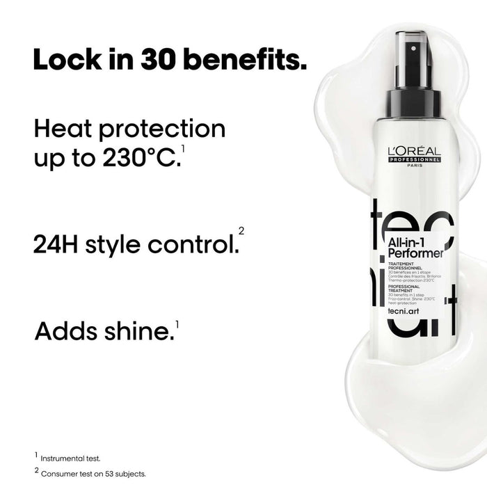 L’Oréal Professionnel Tecni.ART All in 1 Performer multi-benefit spray 30 benefits, heat protection, detangling,190ml