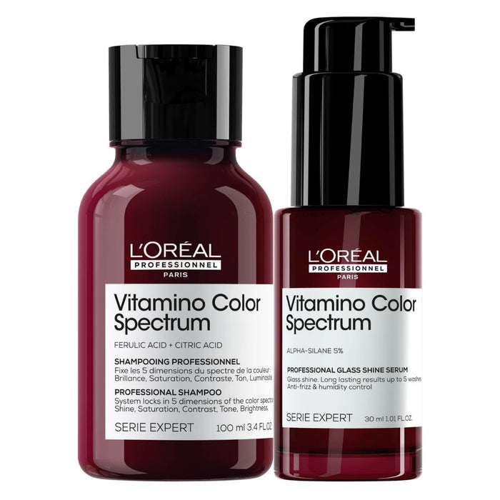 L'Oréal Professionnel Vitamino Color Mini Gift Set Shampoo & Glass Shine Hair Serum