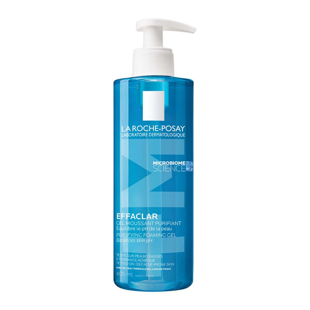 La Roche-Posay Effaclar Purifying Foaming Gel Cleanser for Oily, Blemish-Prone Skin 400ml
