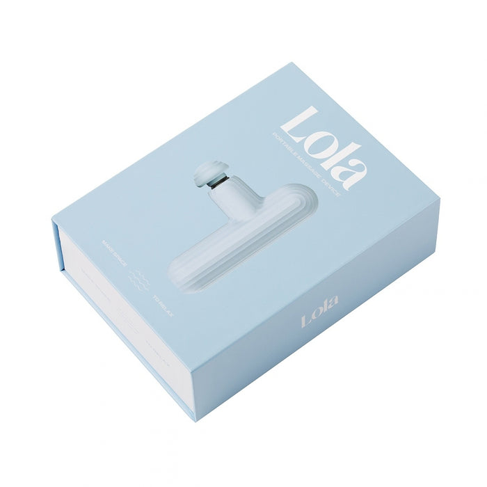 LOLA Unwind Air Ultra-Light Massage Gun - Baby Blue