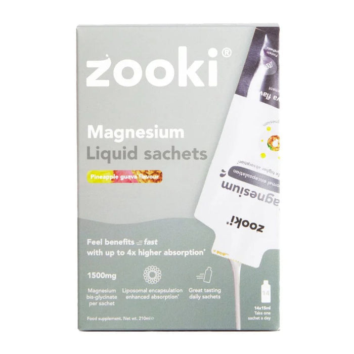 Zooki Magnesium Bisglycinate-Pineapple Guava 14s