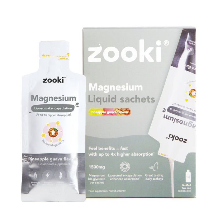 Zooki Magnesium Bisglycinate-Pineapple Guava 14s