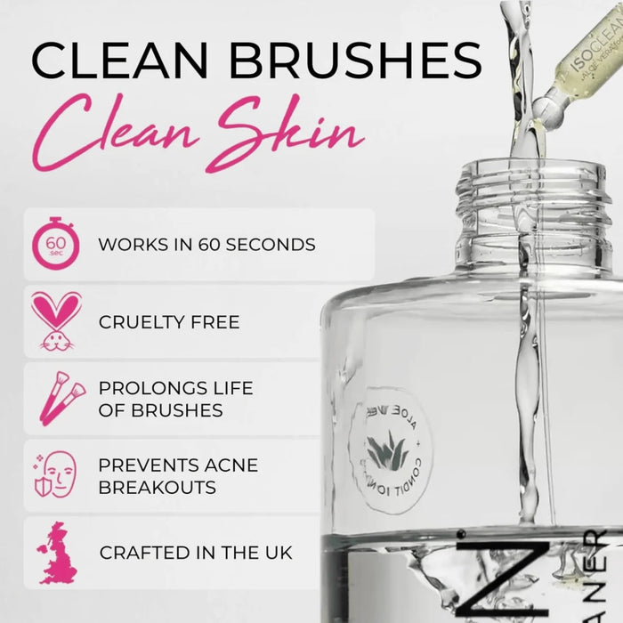 ISOCLEAN Makeup Brush Cleaner with Spray Top 525ml