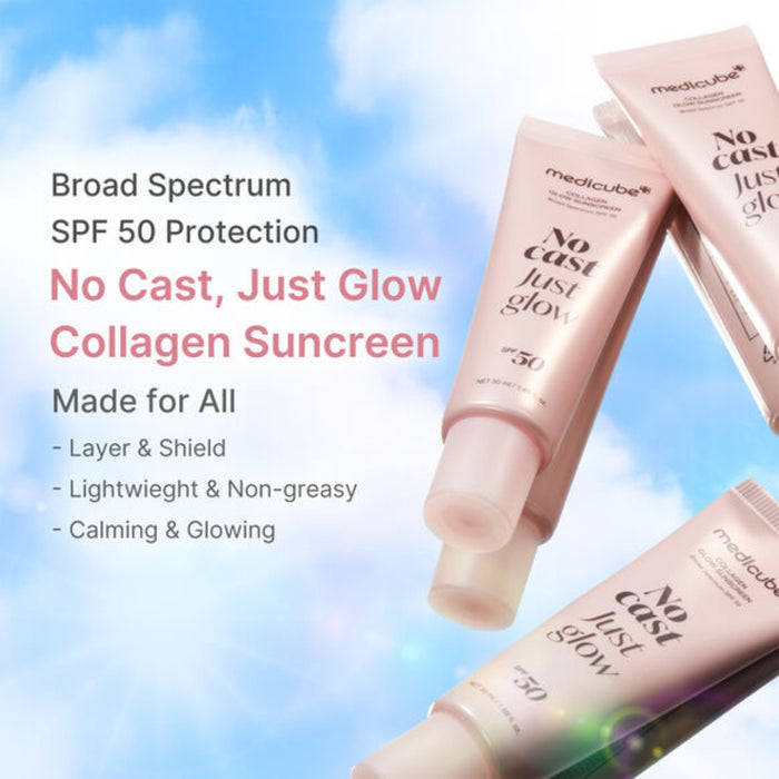 Medicube No Cast Just Glow Collagen Sunscreen SPF50 50ml