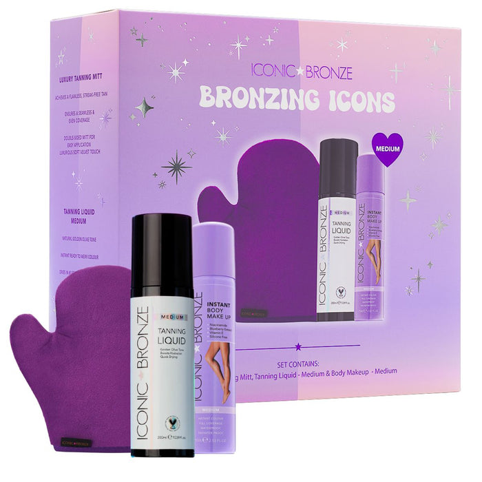 Iconic Bronze Christmas 3pc Set - Bronzing Icons Medium