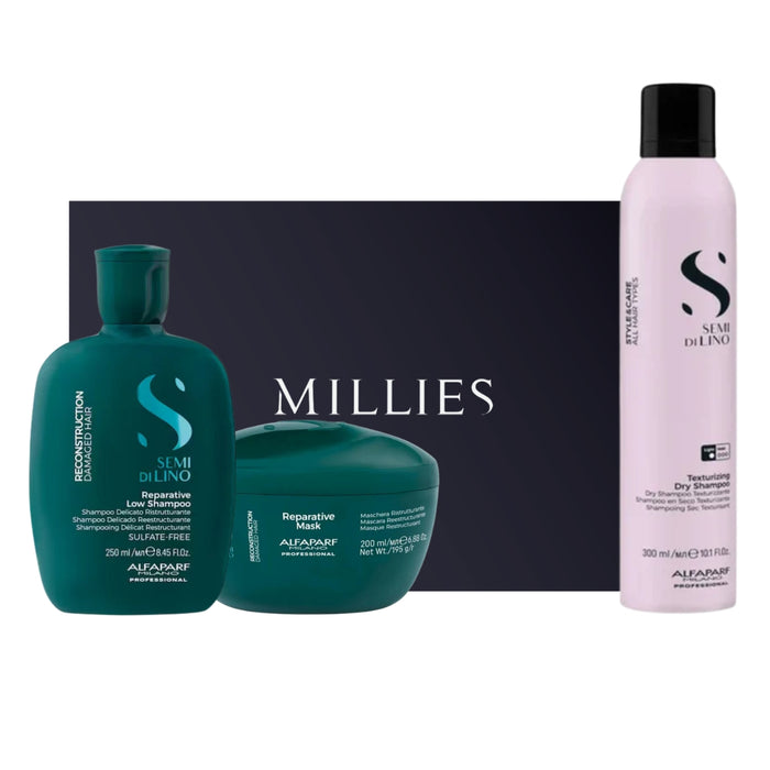 Millies Exclusive The Alfaparf Signature Reconstruction Gift Box with Complimentary Dry Shampoo