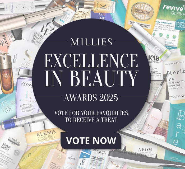 🎉✨ Millies is celebrating the Excellence in Beauty Awards 2025! Vote for your favorite beauty heroes and get a special treat! 🛍️💄 Don't miss out on this fabulous opportunity to pamper yourself! 🎁💖 #MilliesBeautyAwards #VoteNow