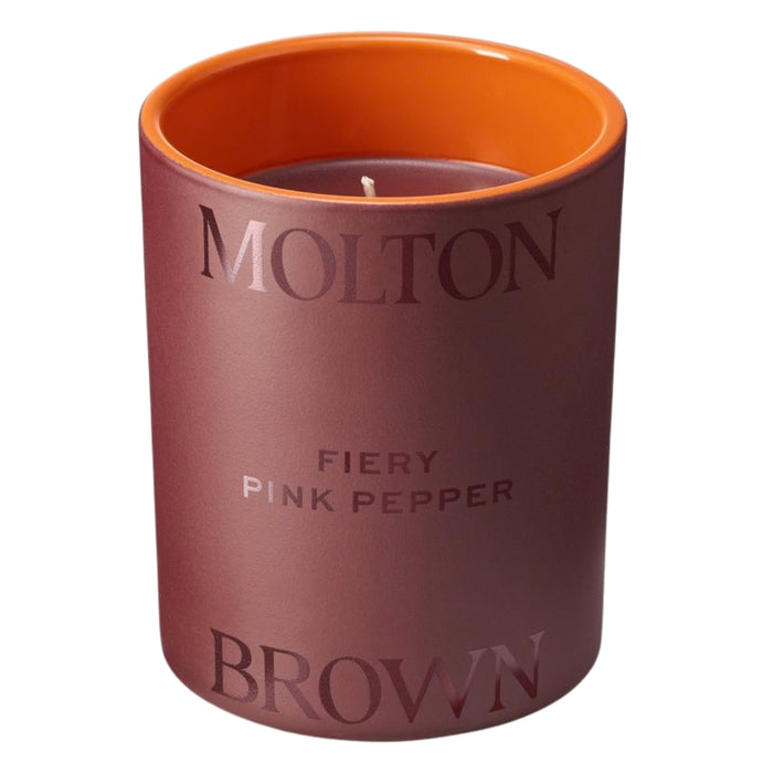 Molton Brown Fiery Pink Pepper Scented Candle Limited Edition Design