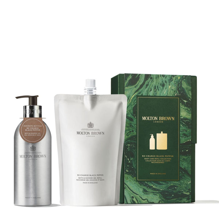 Molton Brown Re-charge Black Pepper Body Care Refill Gift Set