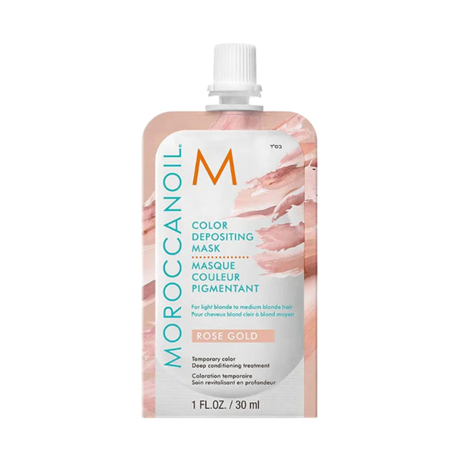 Moroccanoil Color Depositing Mask Sachet Rose Gold