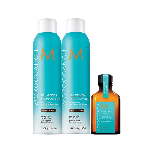 Moroccanoil Dry Shampoo Dark Tones Bundle.