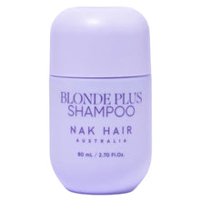 NAK Hair Signature Blonde Plus Shampoo 80ml for Toning Brassy Blonde Hair