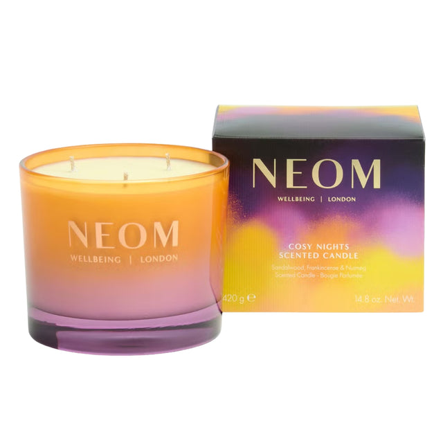 NEOM Wellbeing Cosy Nights 3 Wick Candle 420g