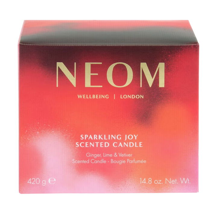 NEOM Wellbeing Sparkling Joy 3 Wick Candle 420g