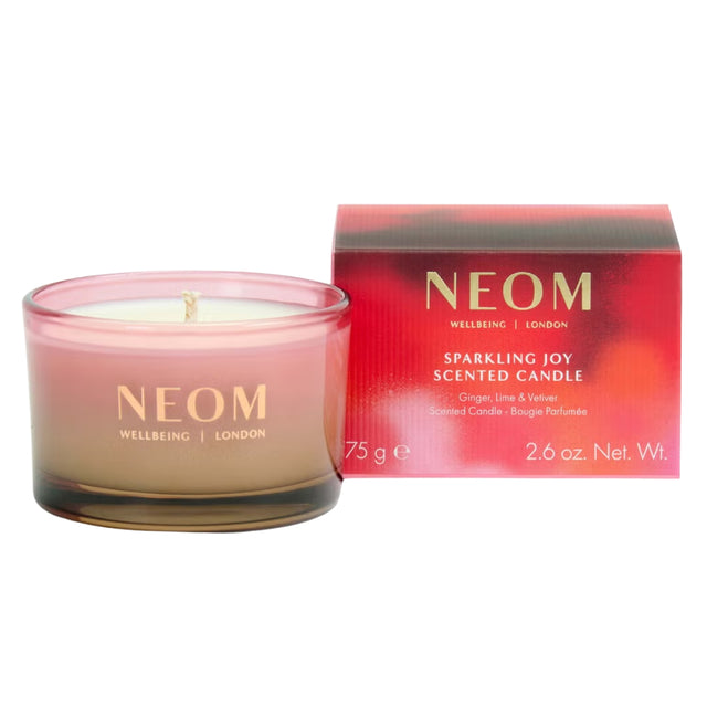 NEOM Wellbeing Sparkling Joy Travel Candle 75g