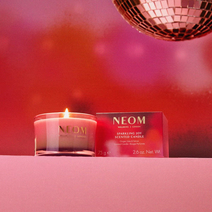 NEOM Wellbeing Sparkling Joy Travel Candle 75g