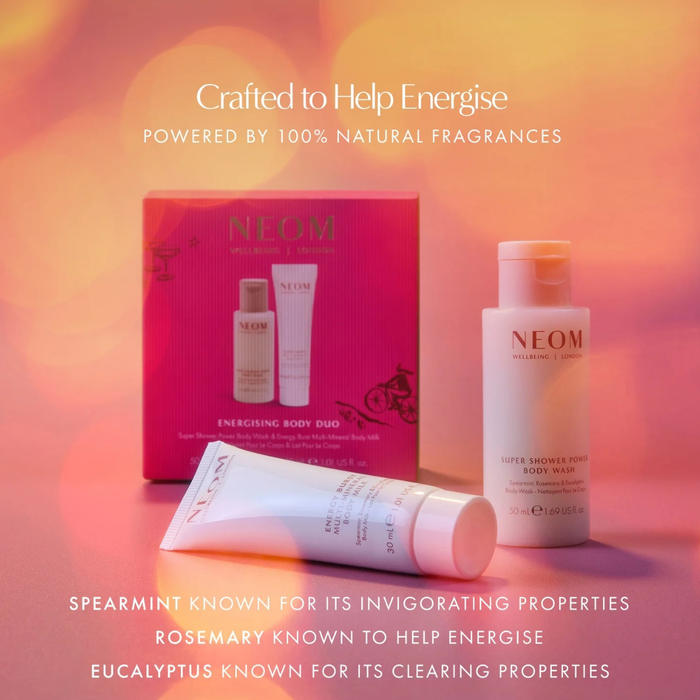 NEOM Wellbeing Energising Body Duo 50ml & 30ml