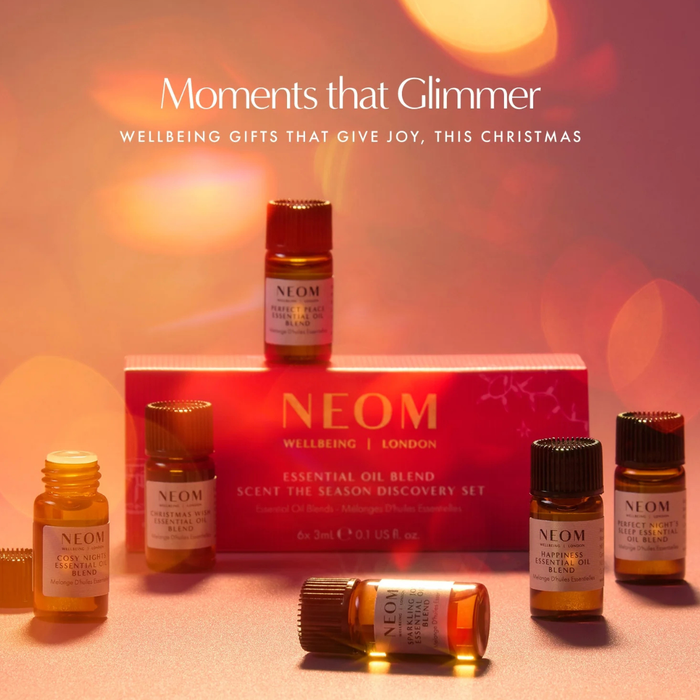 NEOM Wellbeing Essential Oil Blend Scent The Season Discovery Set 6 x 3ml