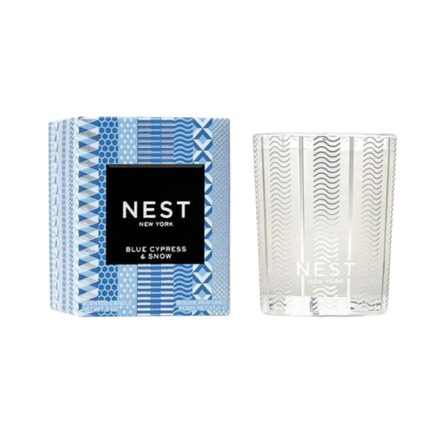 NEST New York Blue Cypress and Snow Votive Candle