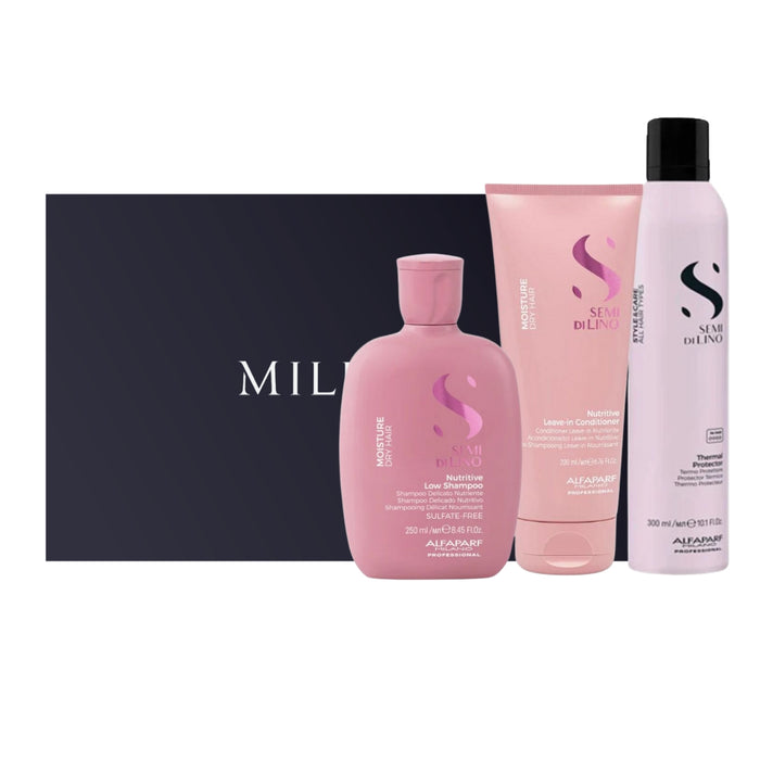 Millies Exclusive The Alfaparf Signature Nutritive Gift Box with Free Heat Protector