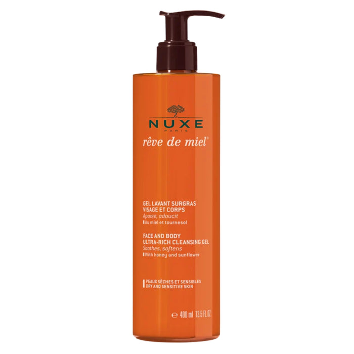 NUXE Rêve de Miel® Face and Body Ultra-Rich Cleansing Gel 400ml