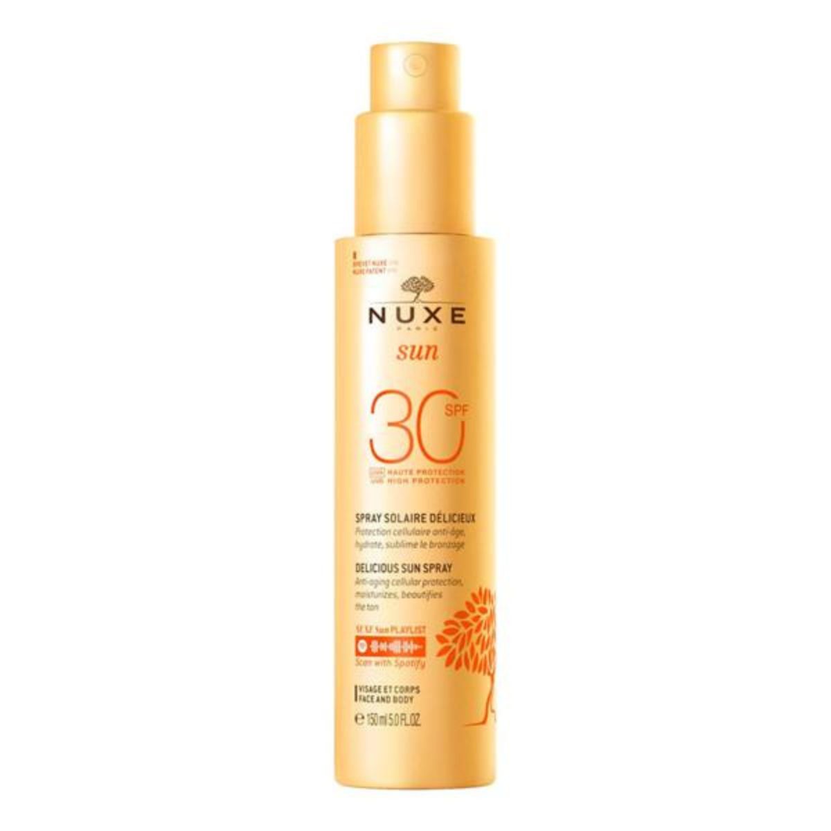 NUXE Sun Spray SPF30 High Protection Face & Body 150ml