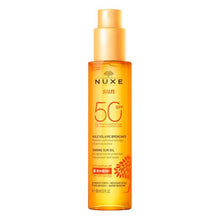 NUXE Tanning Sun Oil SPF50 High Protection Face & Body 150ml